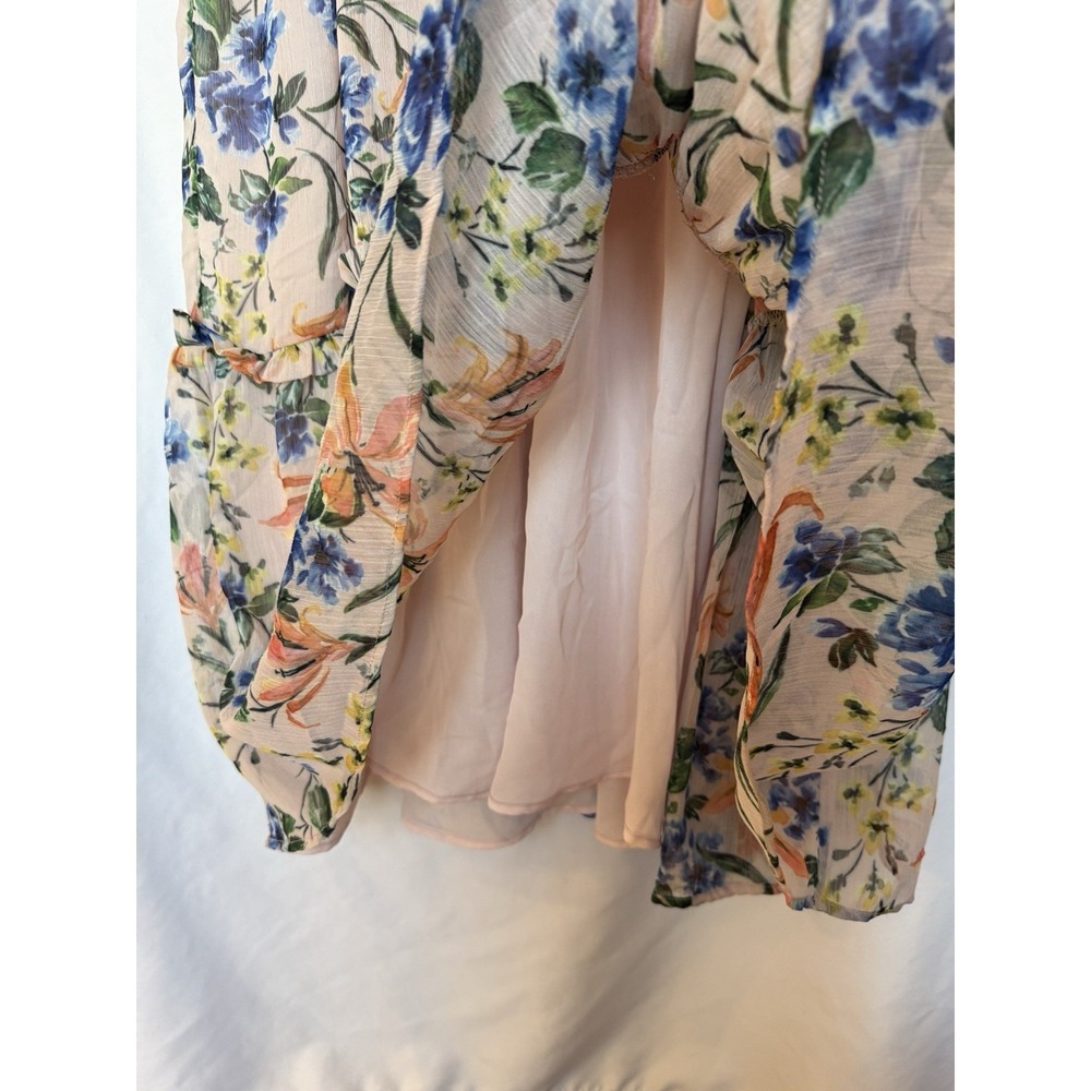 House of Harlow 1960 X Revolve Floral Tiered Maxi Dress Size M Cottage Bloomcore - Picture 9 of 13